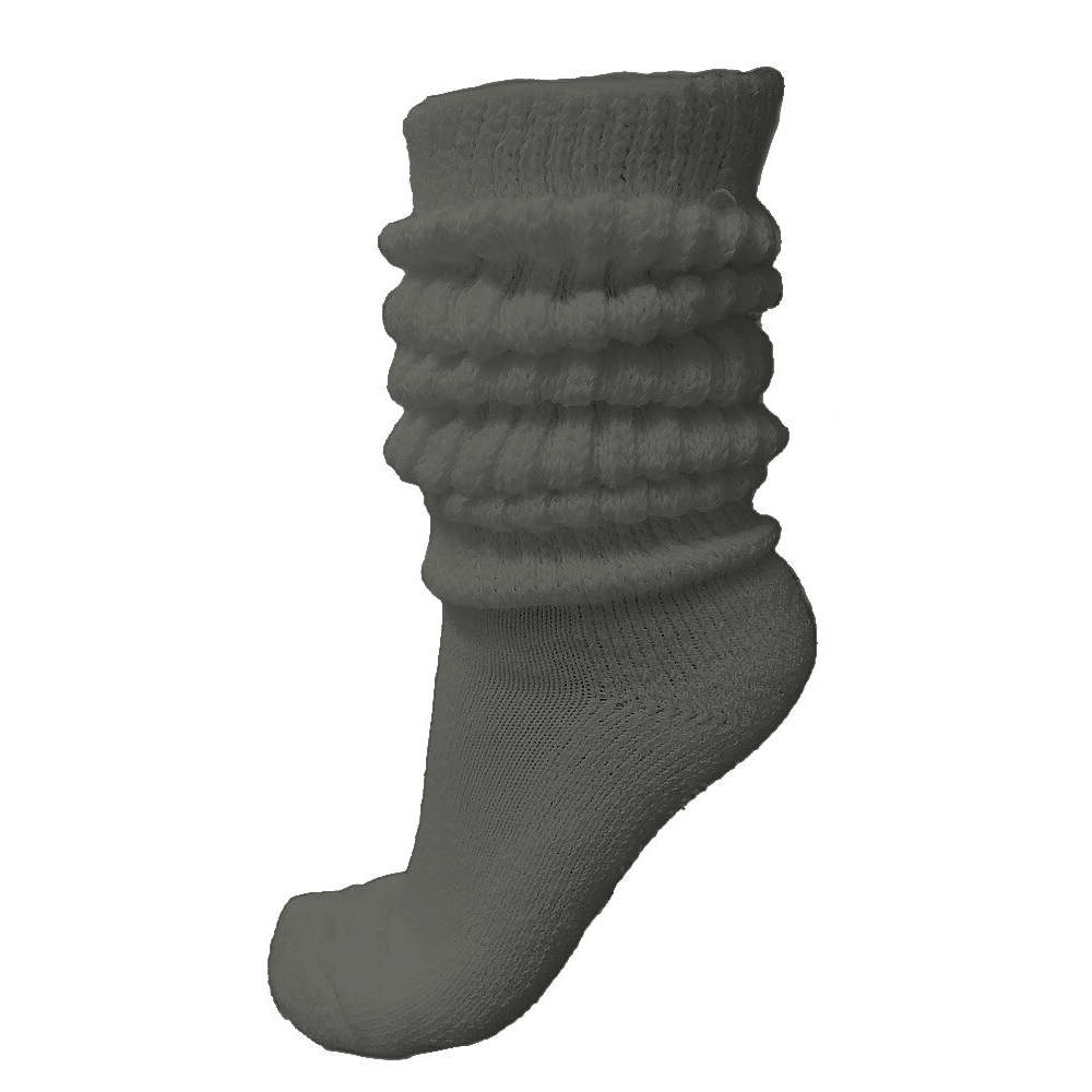 slouch socks, grey