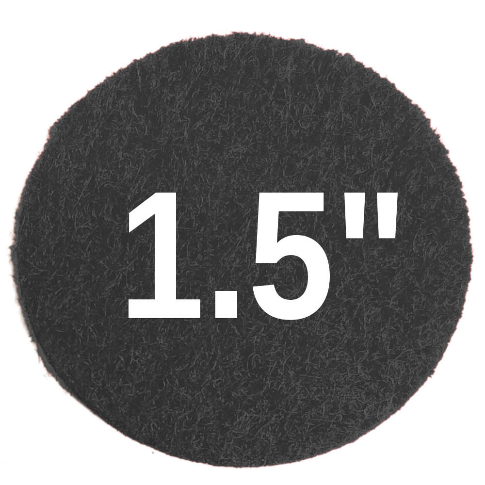 1.5 inch Sticky Felt Dots, black