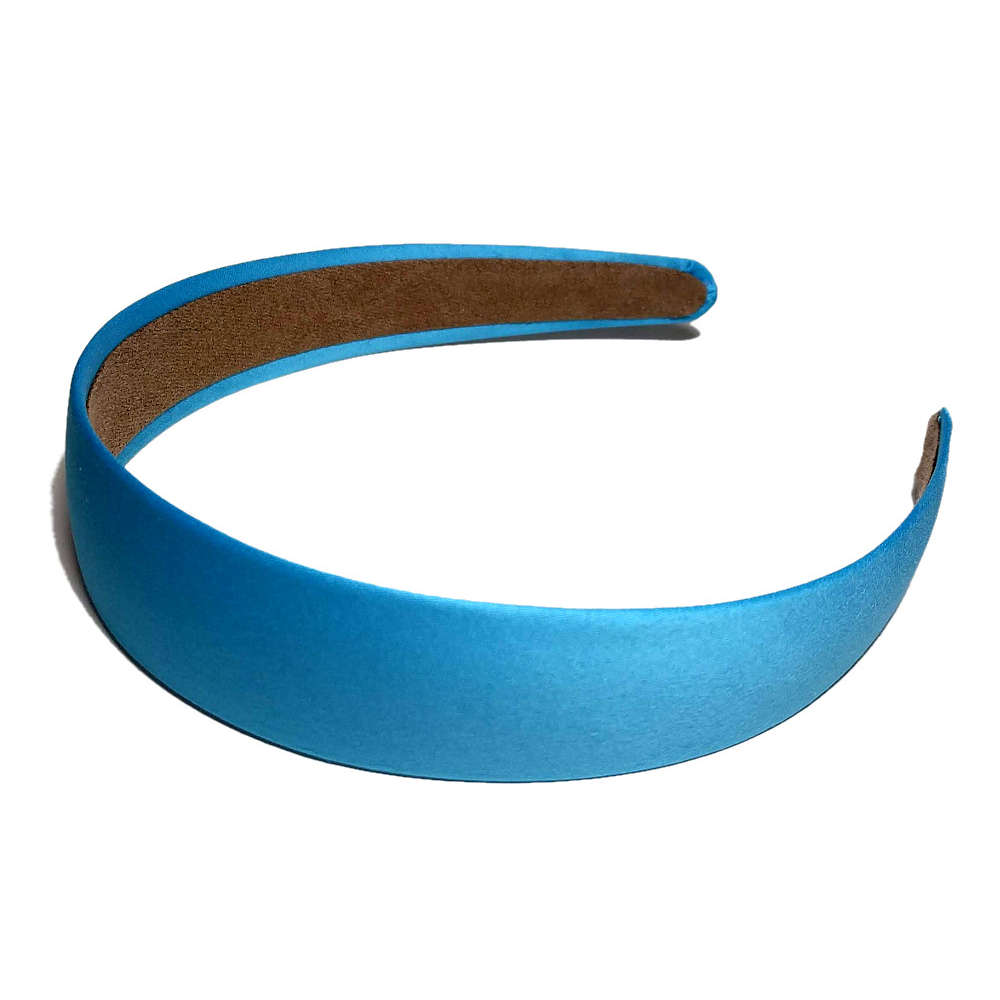 1 inch suede lined headbands, turquoise