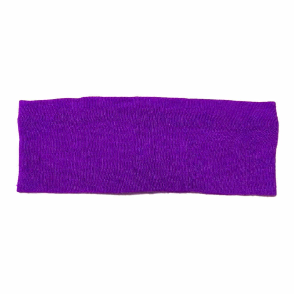 t-shirt knit headbands, purple