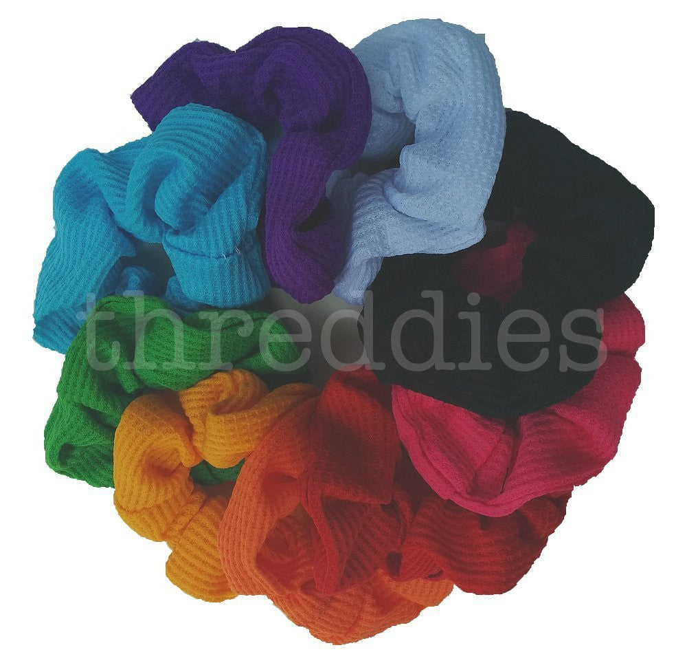 rainbow thermal scrunchie set