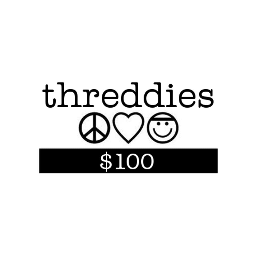 Threddies Gift Card - $100