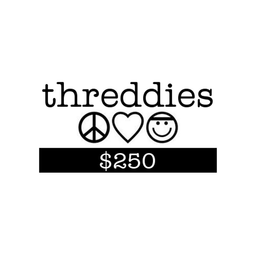 Threddies Gift Card - $250