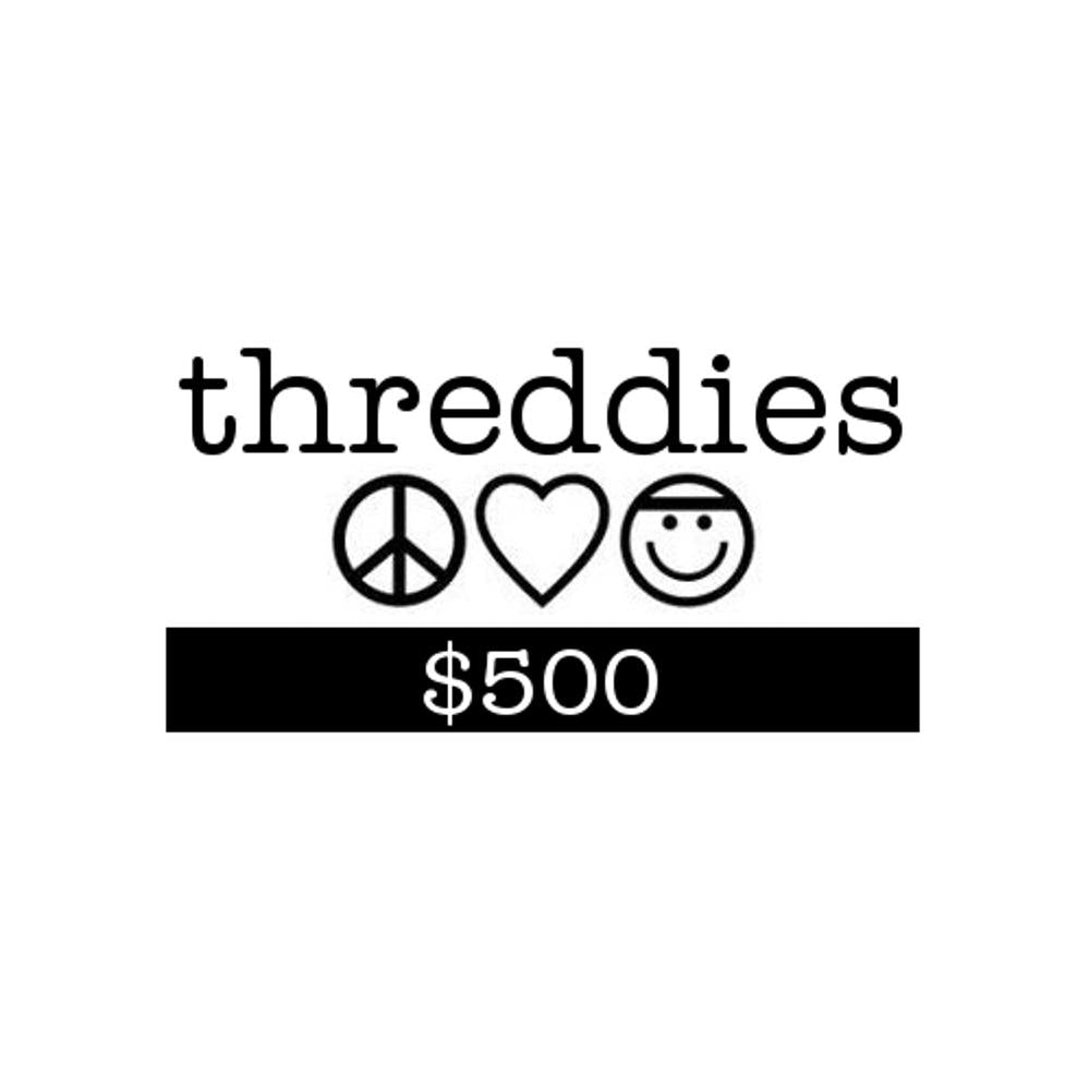 Threddies Gift Card - $500