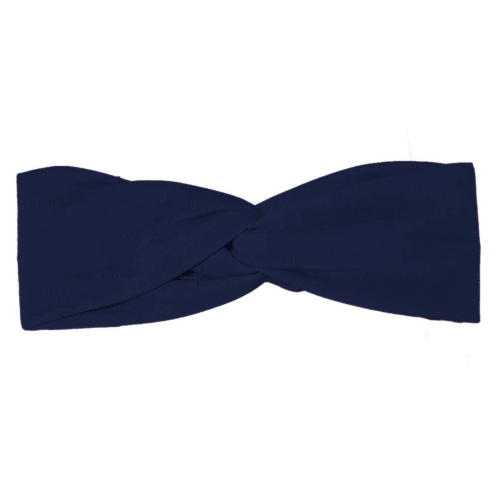 navy blue turban headband