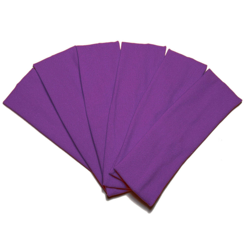 super soft knit headbands, violet