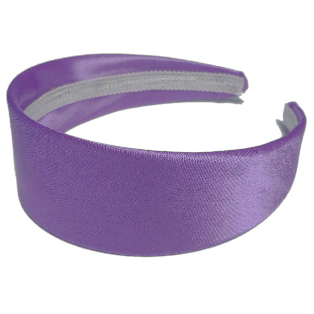 widest satin headbands, lavender